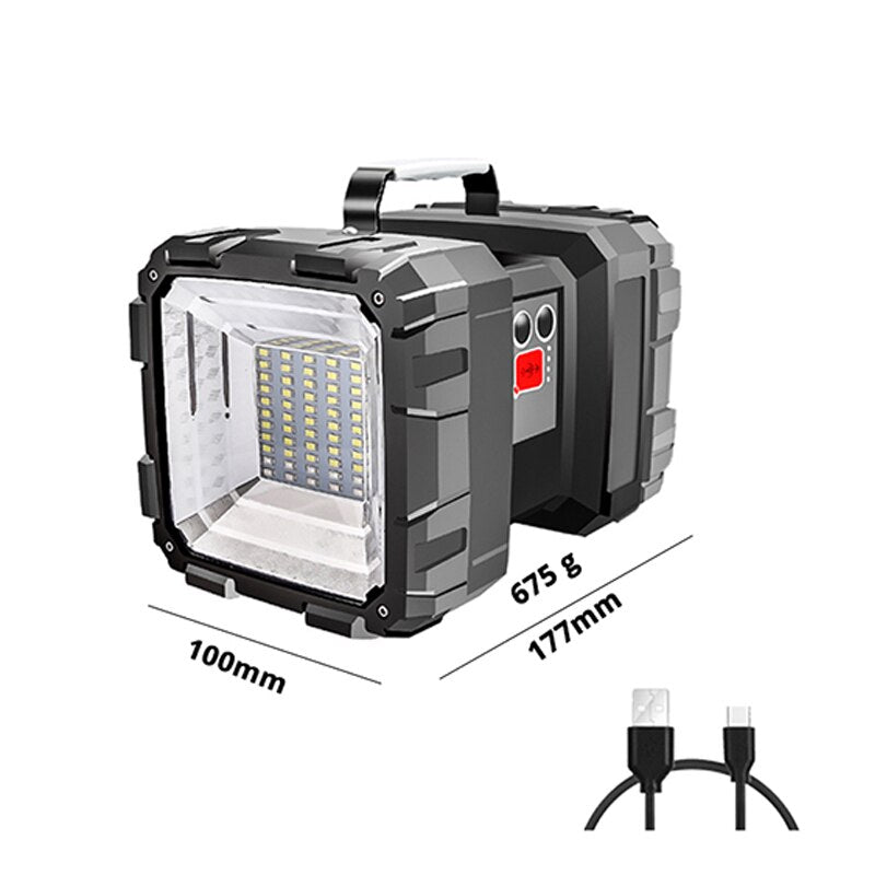 Lanterna em LED Alta Potência Cabeça Dupla