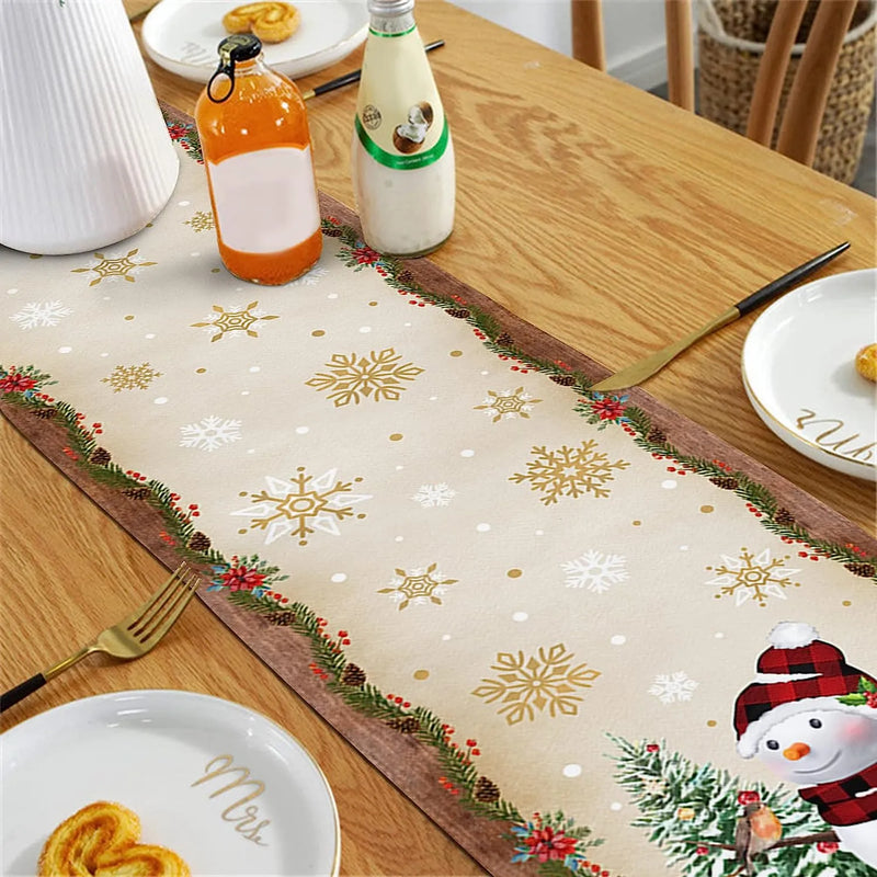 Caminho de Mesa Jantar Decoração Natal